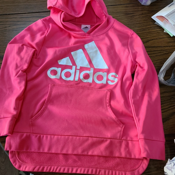 Adidas Girls Size L Hoodie Pullover - Picture 5 of 10